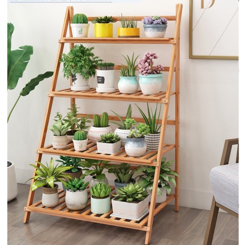 가드닝 4단 대나무 화분진열대A (60cm)