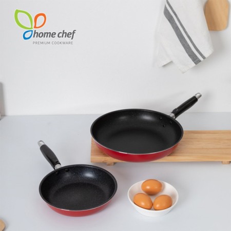 [홈셰프] 스톤마블 후라이팬2종 (20cm+28cm), hc0802se