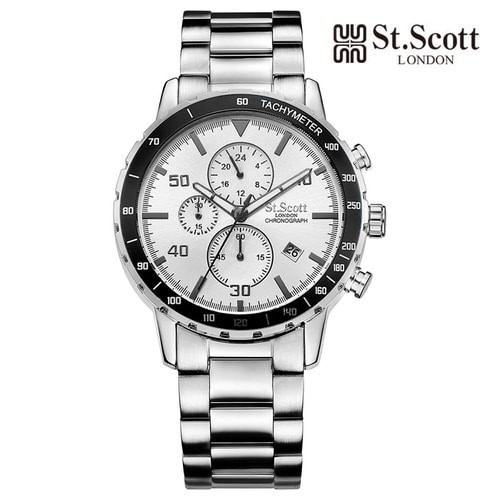 [St.Scott] 남성 메탈시계, ST7102SSS