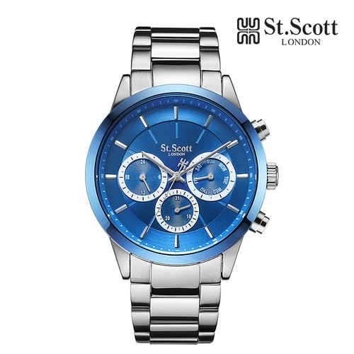 [St.Scott] 멀티 남성 메탈시계, ST3056SLS