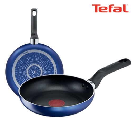 테팔 팬&냄비 PTFE 미드나잇 블루 2종세트 (프라이팬 26cm + 28cm)