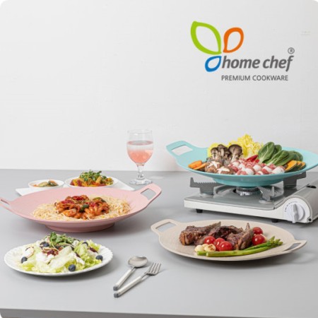 [홈셰프] 파르페 IH 칼라 그리들3종(30cm+34cm+38cm), hc1103PBI-D