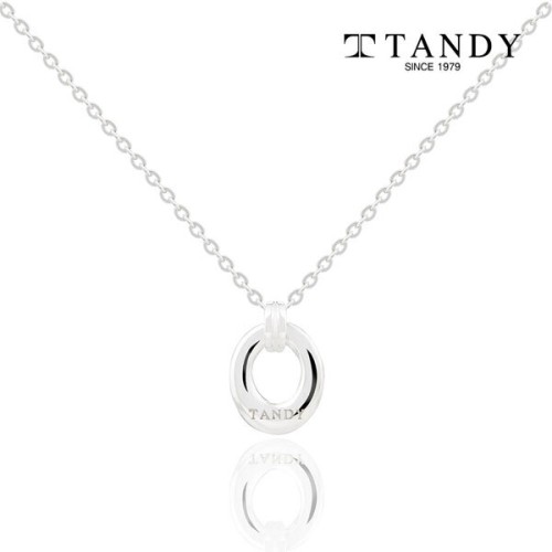 [TANDY] 탠디 실버925 인터라킹 듀얼 펜던트 목걸이 TDN604
