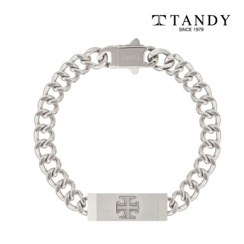 [TANDY] 탠디 시그니쳐 팬던트 링크체인 팔찌 TDB504S 실버