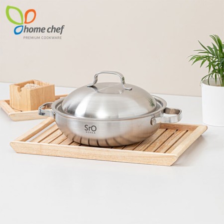 [홈셰프] SrO 통3중 스텐 궁중 파티웍24Cm, Hc-1224pw