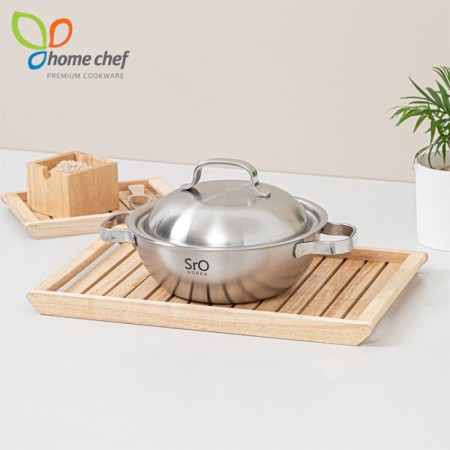 [홈셰프] SrO 통3중 스텐 궁중 파티웍20Cm, Hc-1220pw