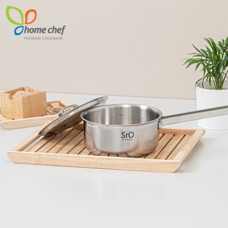 [홈셰프] SrO 통3중 스텐 편수냄비16Cm, Hc-1216p
