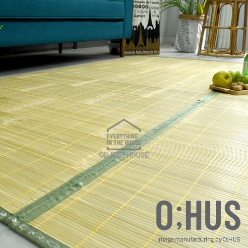 [O;HUS] 오후스 베이직 청대나무 카페트 특대 180x225CM