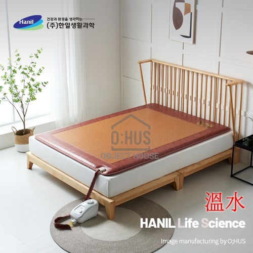 [한일생활과학] 브라운사각 온수매트 더블 1난방 140*200cm