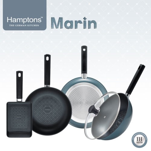 [Hamptons] 햄튼 마린(Marin) 인덕션 후라이팬 4종 B세트(5P), HTMR-8SF6F8F6W6G