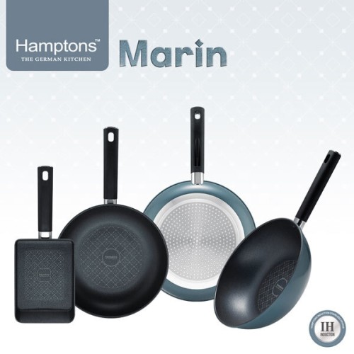 [Hamptons] 햄튼 마린(Marin) 인덕션 후라이팬 4종 B세트, HTMR-8SF6F8F6W