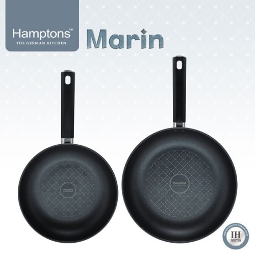 [Hamptons] 햄튼 마린(Marin) 인덕션 후라이팬 2종 E세트, HTMR-4F8F