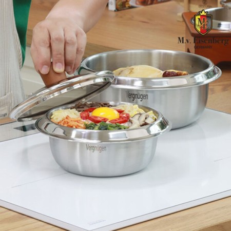 [아이젠베르그] 베르뉴겐 3PLY 스텐 가마솥 2종(20, 24cm)