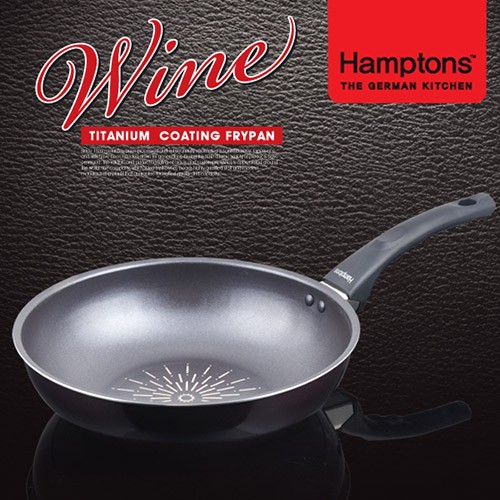 [Hamptons] 독일 햄튼 와인 티타늄 인덕션 궁중팬 28cm, HTW-28W