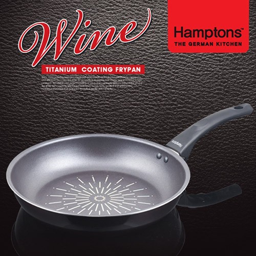 [Hamptons] 독일 햄튼 와인 티타늄 인덕션 후라이팬 28cm, HTW-28F