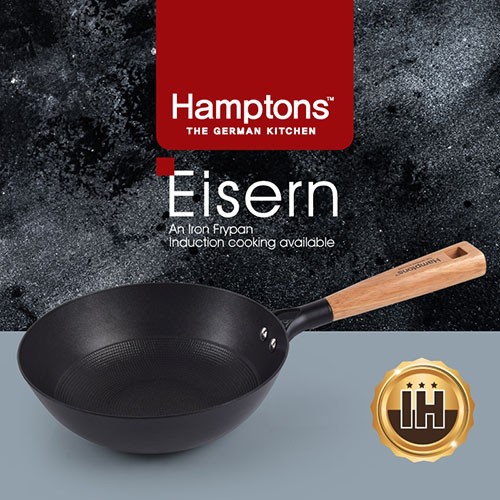 [Hamptons] 햄튼 아이젠 무쇠 인덕션 궁중팬 24cm, HTES-24W