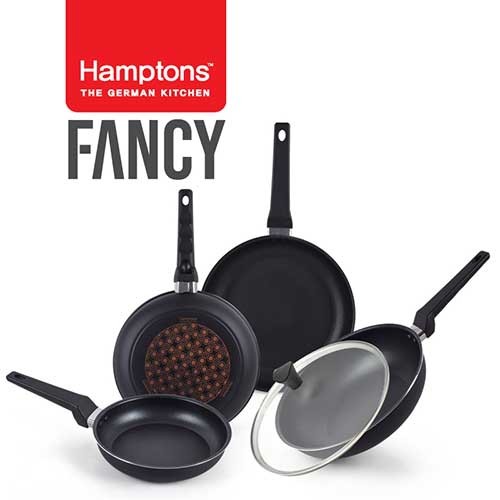 [Hamptons] 햄튼 팬시 다이아몬드 5중코팅 후라이팬5종세트, HFF-F5PS
