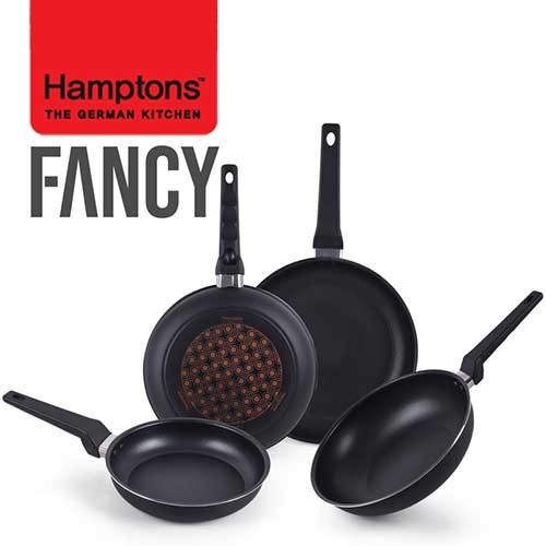 [Hamptons] 햄튼 팬시 다이아몬드 5중코팅 후라이팬4종세트 A(20,26,28후라이팬,28궁중팬), HFF-F4PS