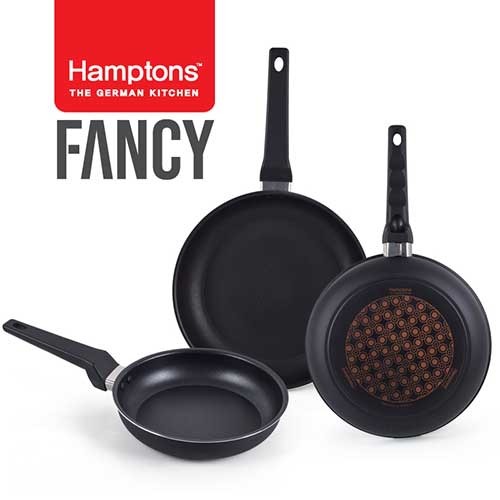 [Hamptons] 햄튼 팬시 다이아몬드 5중코팅 후라이팬 세트3P C(20,26,28후라이팬), HFF-2F6F8F
