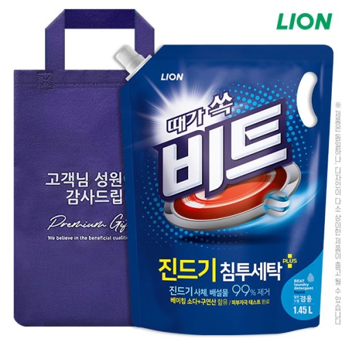 (부직포가방)비트액체세제1.5kg(일반/드럼겸용)