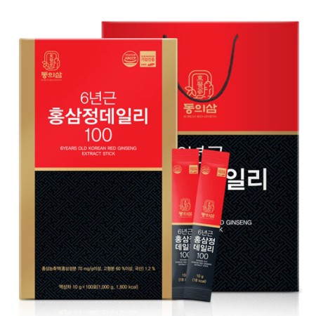 [동의삼] 6년근 홍삼정 데일리100 10g x 100포