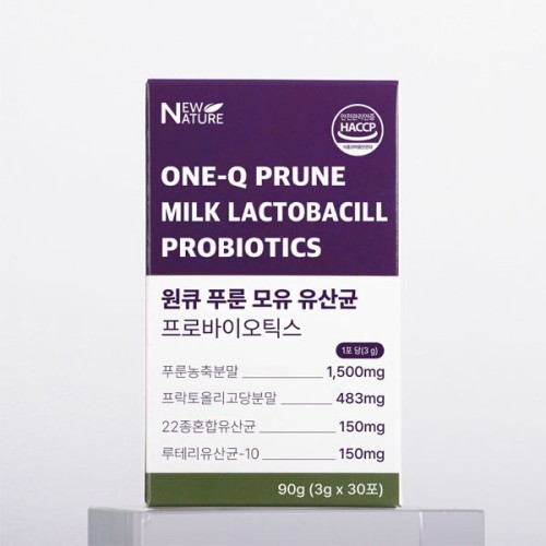 [뉴네이처] 원큐 푸룬 모유유산균 프로바이오틱스 3g x 30포