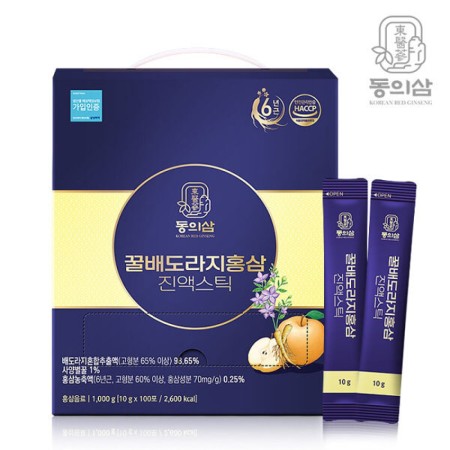 [동의삼] 꿀배도라지홍삼 진액스틱 10g x 100포