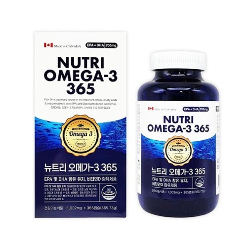 뉴트리 오메가3 365 1,002mg x 365캡슐(캐나다)