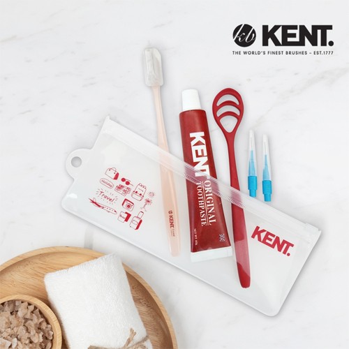 [KENT] 켄트 휴대용 양치키트 5P(파우치) -오리지널