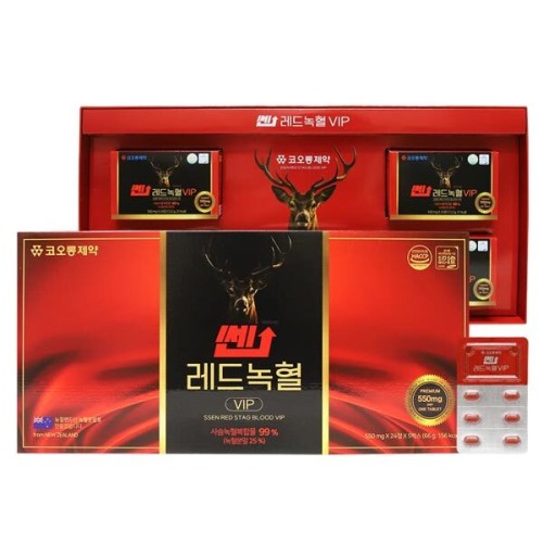 [코오롱제약] 쎈 레드녹혈 VIP 550mg x 120정